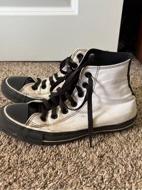 Two Toned High Top Converse